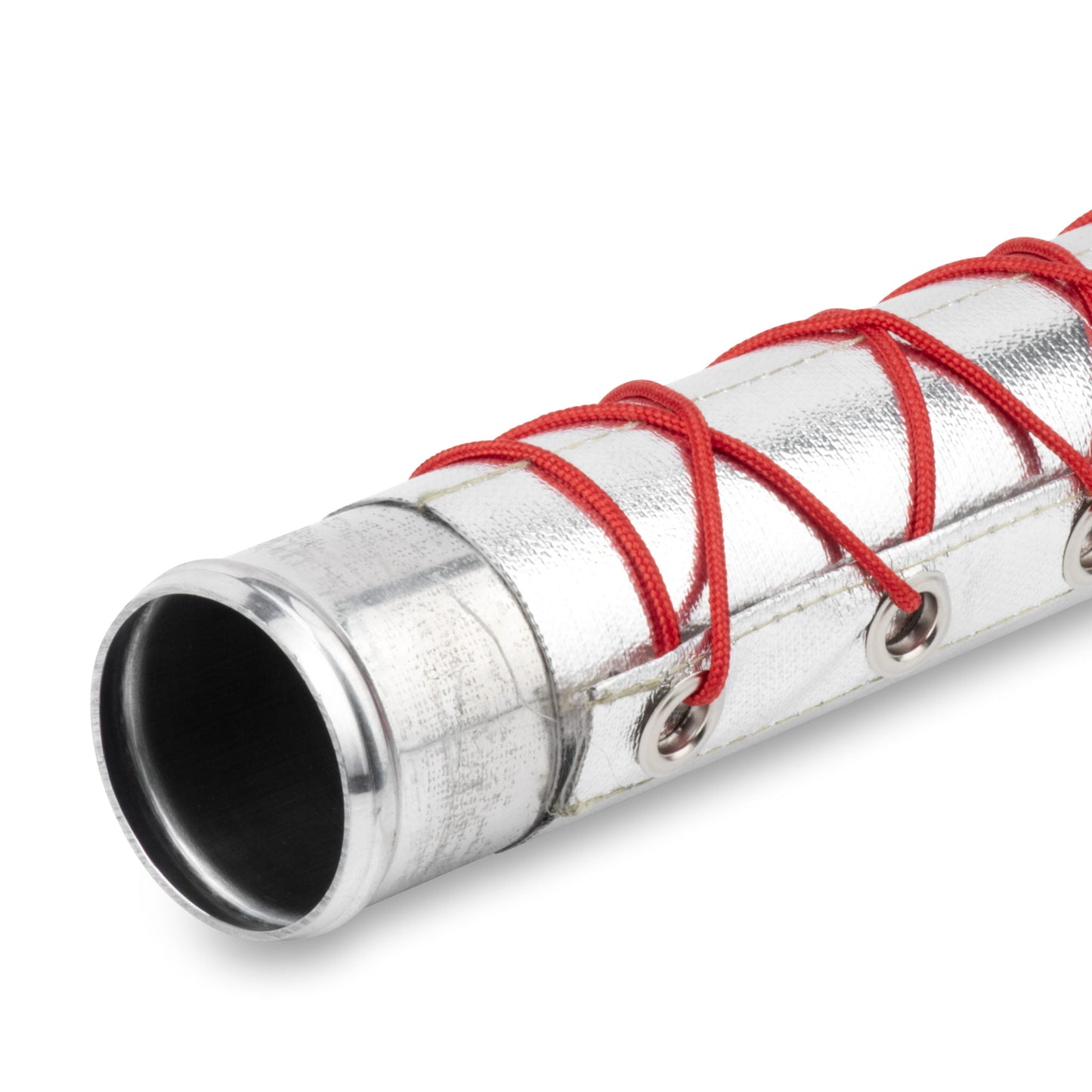 Silver Lace Up induction Sleeving | Up to 4 inch Dia.