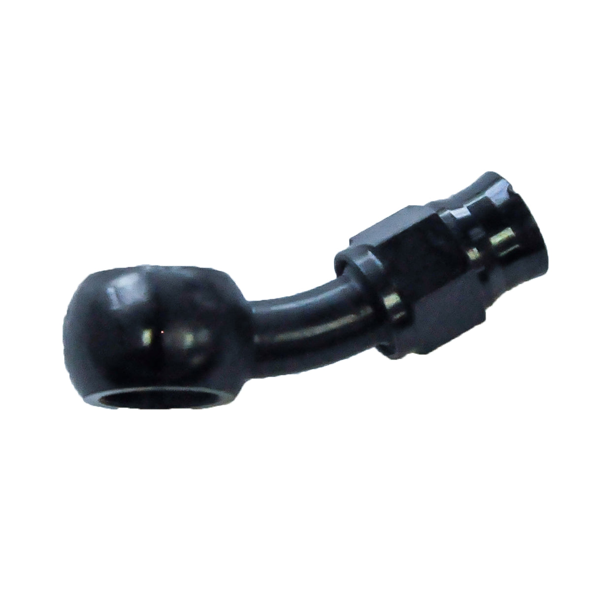 Reusable Banjo Hose End -03 x 10MM x 30° Steel Black