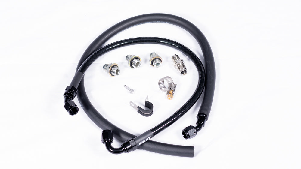 BMW E30 LHD LS Swap Power Steering Line Kit - LS1/2 Only