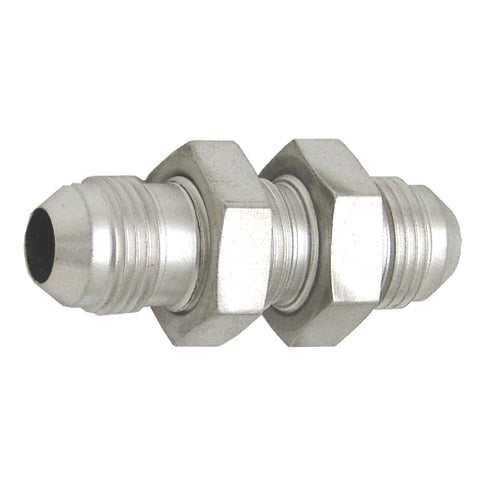 Straight Bulkhead Flare Union -12