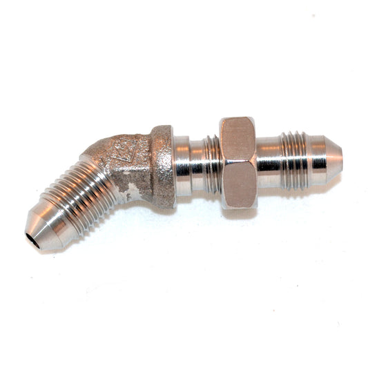 45° Bulkhead Flare Union -03