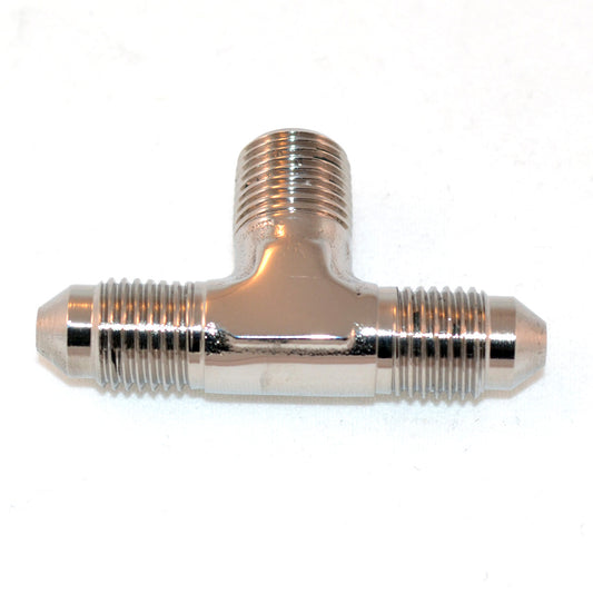 Flare to Pipe TEE on Branch -03 | 1/8 NPT