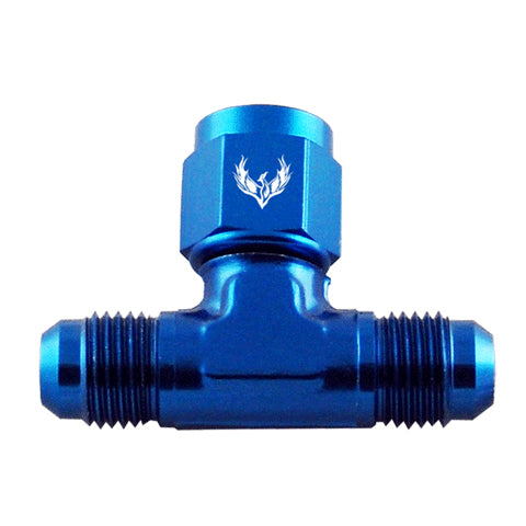 AN Flare TEE to Female Swivel On Branch -06