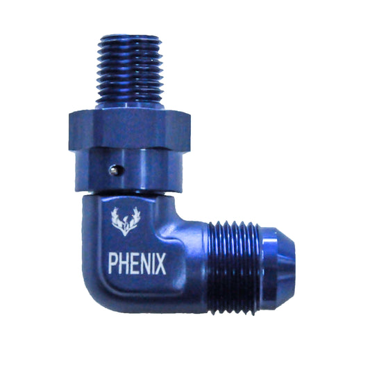 Male Swivel AN to NPT -12 | 3/4 | 90°