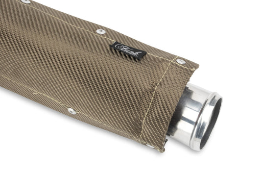 Clamp-On Exhaust Heat Shield | 15cm x 30cm Carbon