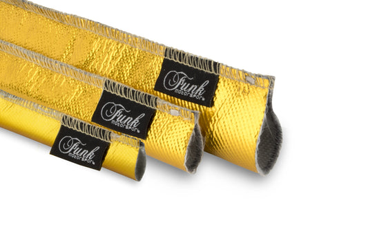 Gold Sewn heat sleeving (ROLL) | ?15mm x 5m