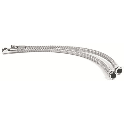 Brake Line SS Clear Coated 20"