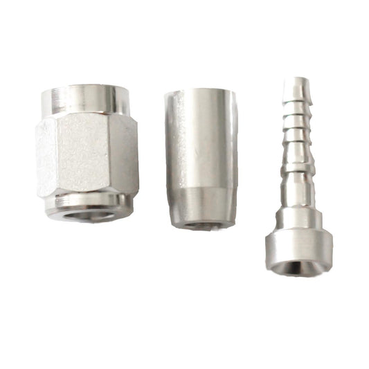 Crimp PTFE Hose End Straight -03