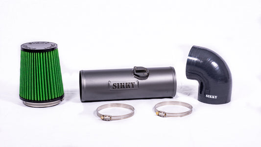 Universal LS3 Swap Intake System Straight with Card Style MAF flange 12" Long