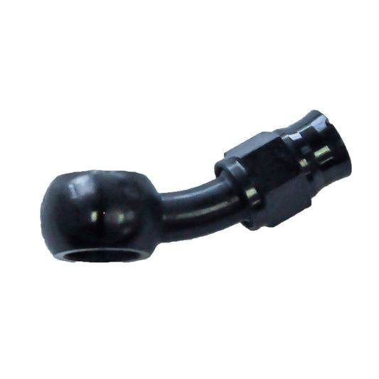 Reusable Banjo Hose End -03 x 10MM x 30° Steel Black