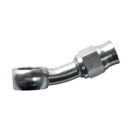 Reusable Banjo Hose End -03 x 7/16 x 20° Stainless