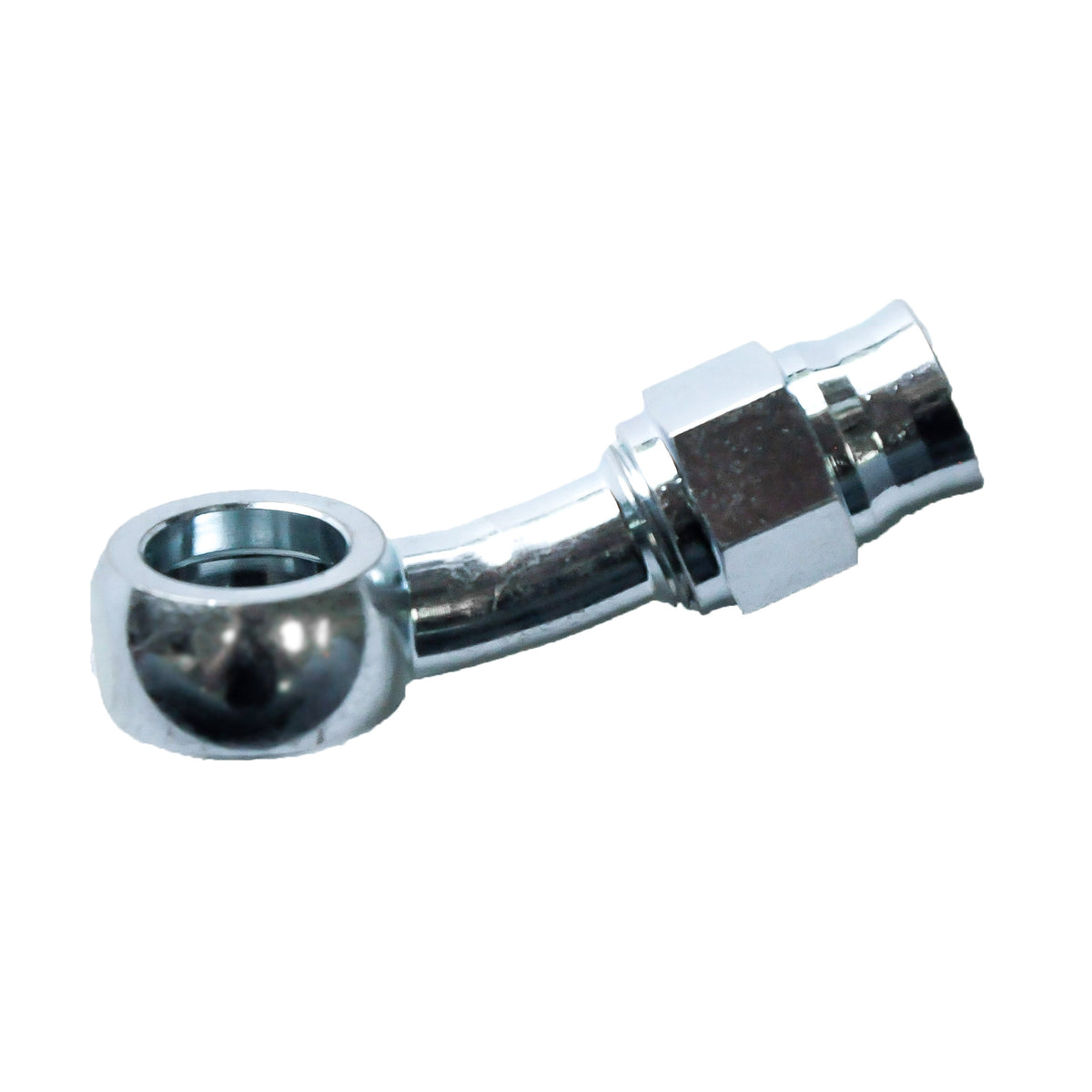Reusable Banjo Hose End -03 x 7/16 x 20° Steel