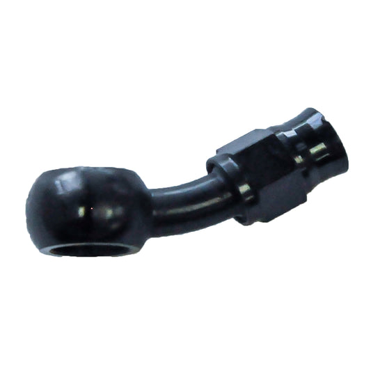 Reusable Banjo Hose End -03 x 10MM x 20° Steel Black
