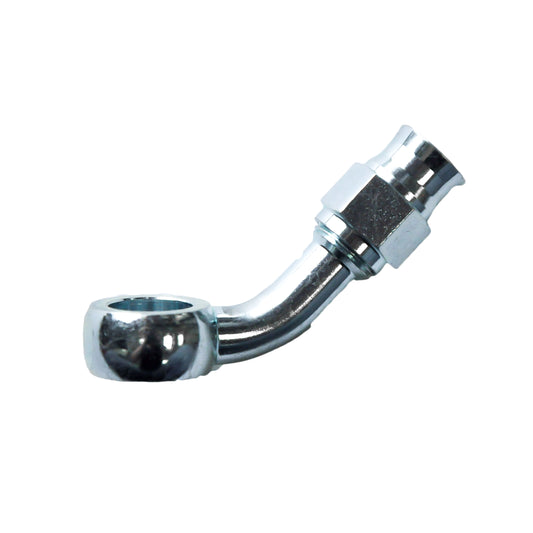 Reusable Banjo Hose End -03 x 11MM-7/16 x 45° Stainless
