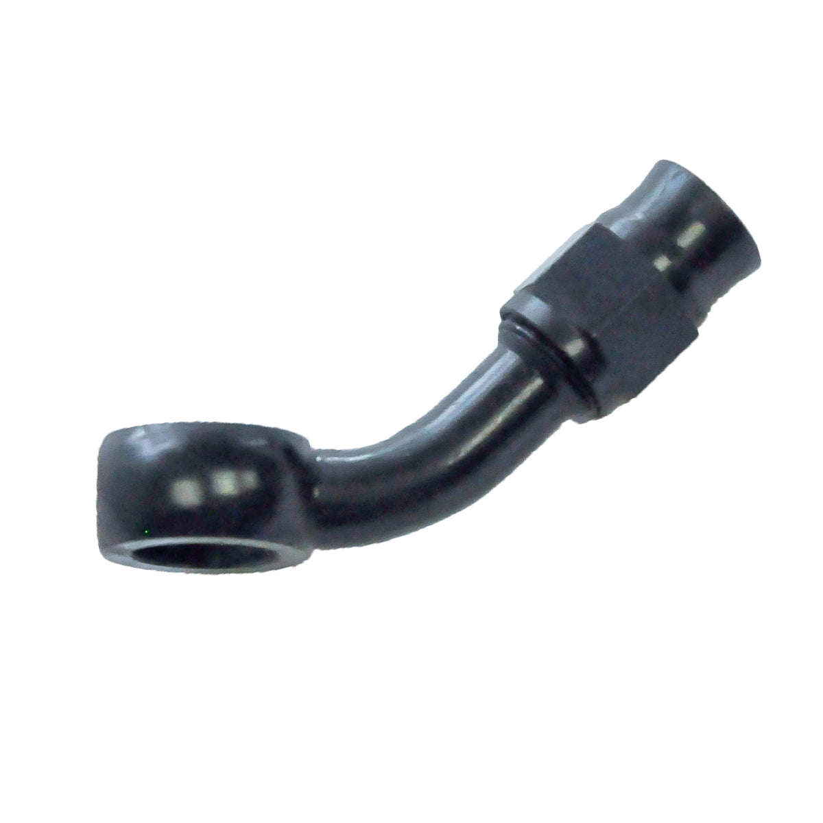Reusable Banjo Hose End -03 x 10MM x 45° Steel Black