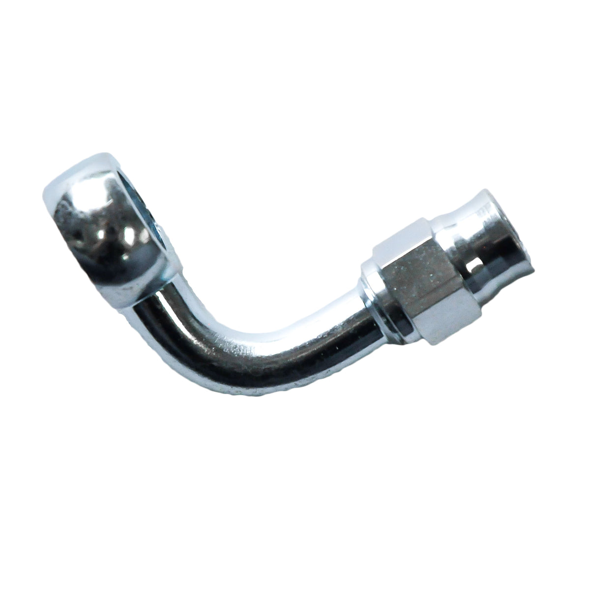 Reusable Banjo Hose End -03 x 10MM x 90° Stainless