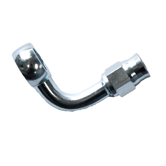 Reusable Banjo Hose End -03 x 7/16 x 90° Steel