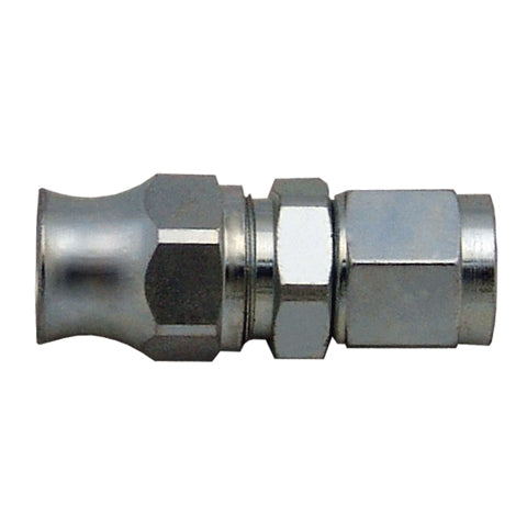 Reusable PTFE Hose End -06 Straight Steel