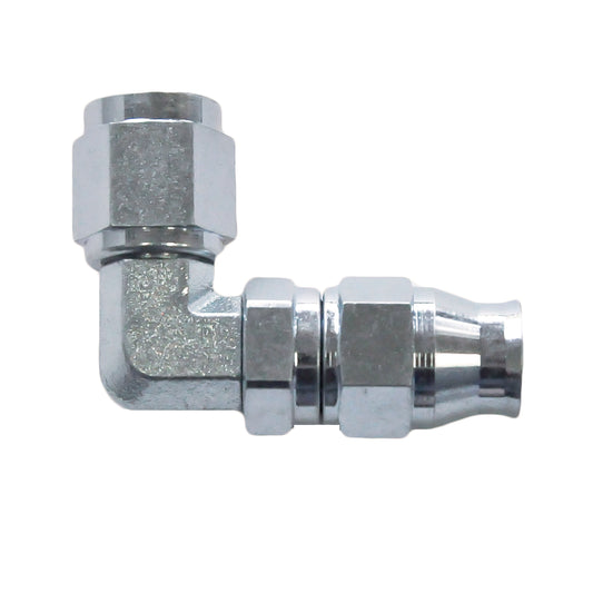 Reusable PTFE Hose End -06 x 90° Forged Stainless