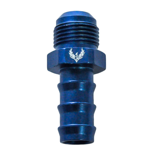 Straight Barb to Flare Adapter -04 x 1/4 Barb