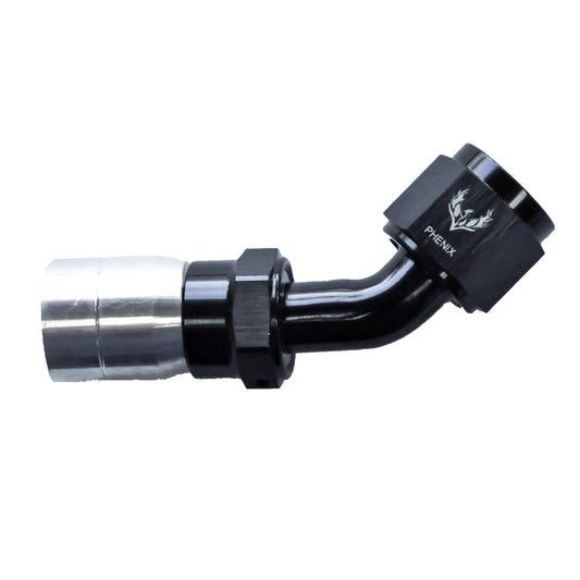 Crimped Hose End -04 x 45°