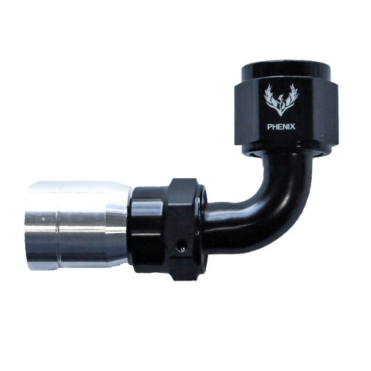 Crimped Hose End -10 x 90°