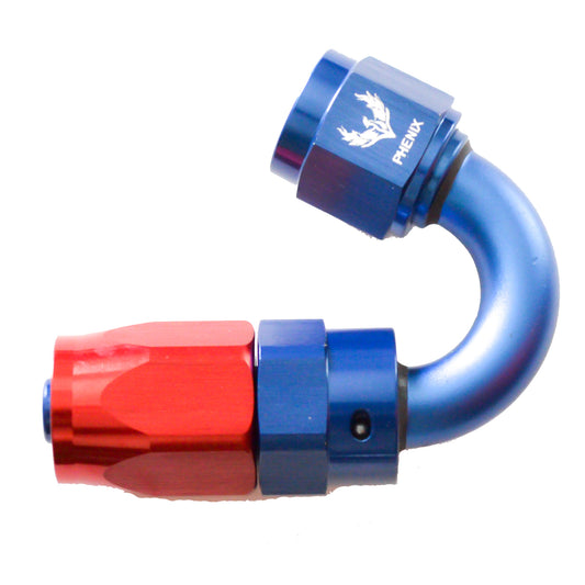 Compression Swivel Hose End -08 x 150°