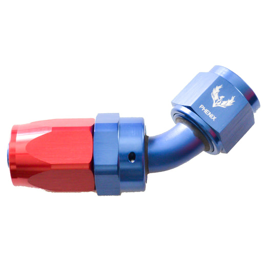 Compression Swivel Hose End -10 x 45°