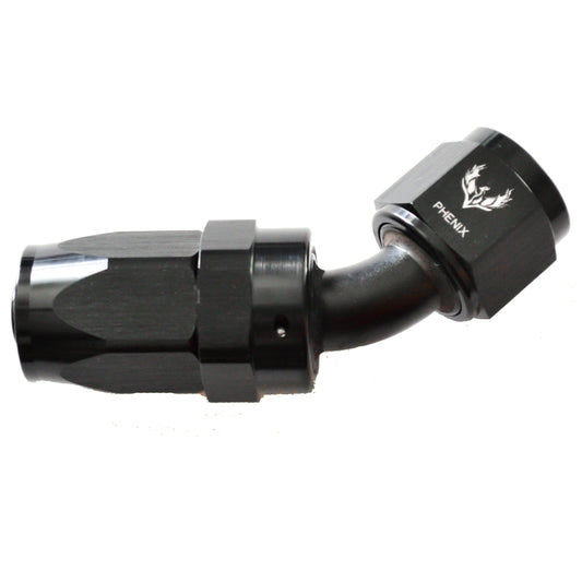 Compression Swivel Hose End -10 x 45°