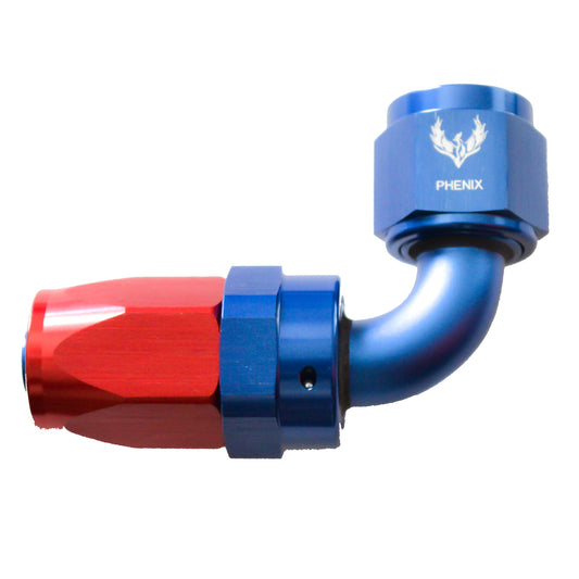 Compression Swivel Hose End -04 x 90°