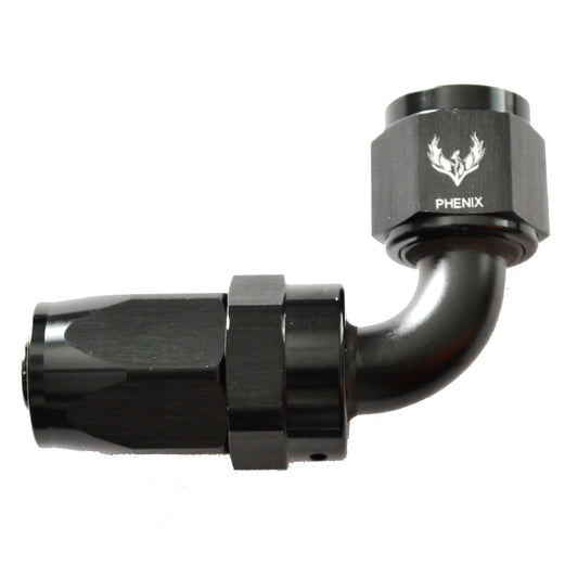 Compression Swivel Hose End -08 x 90°