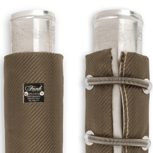 Exhaust Blanket Wrap around (Titanium) | 4 inch (Dia.) x 18 inch