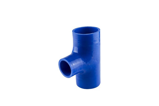 Hose Tee 2.25" ID 1.5" spout - Blue